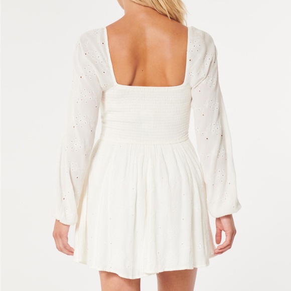 Hollister Eyelet Mini Dress - Picture 2 of 6